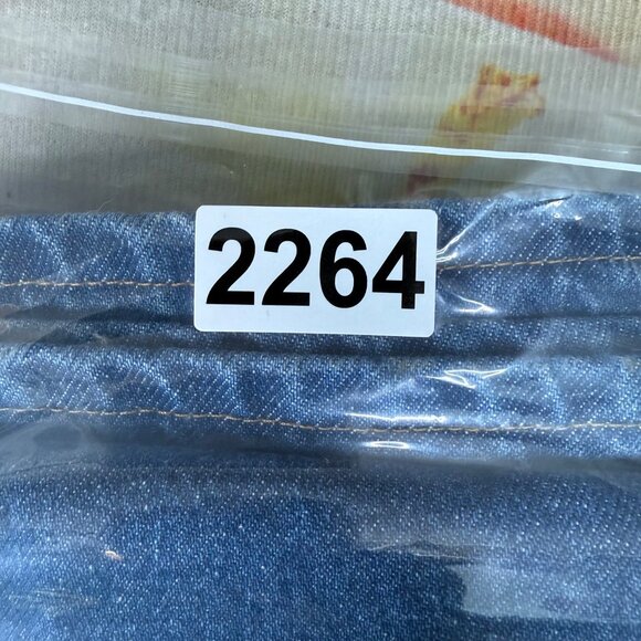 Carhartt Mens 38x34 Blue Loose Original Fit Double-Front Denim Logger Dungarees - Picture 8 of 11